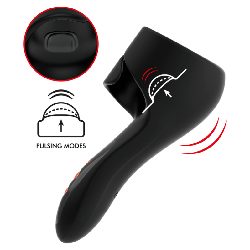 Vibrating Stroker JAMYJOB Pulsar Black