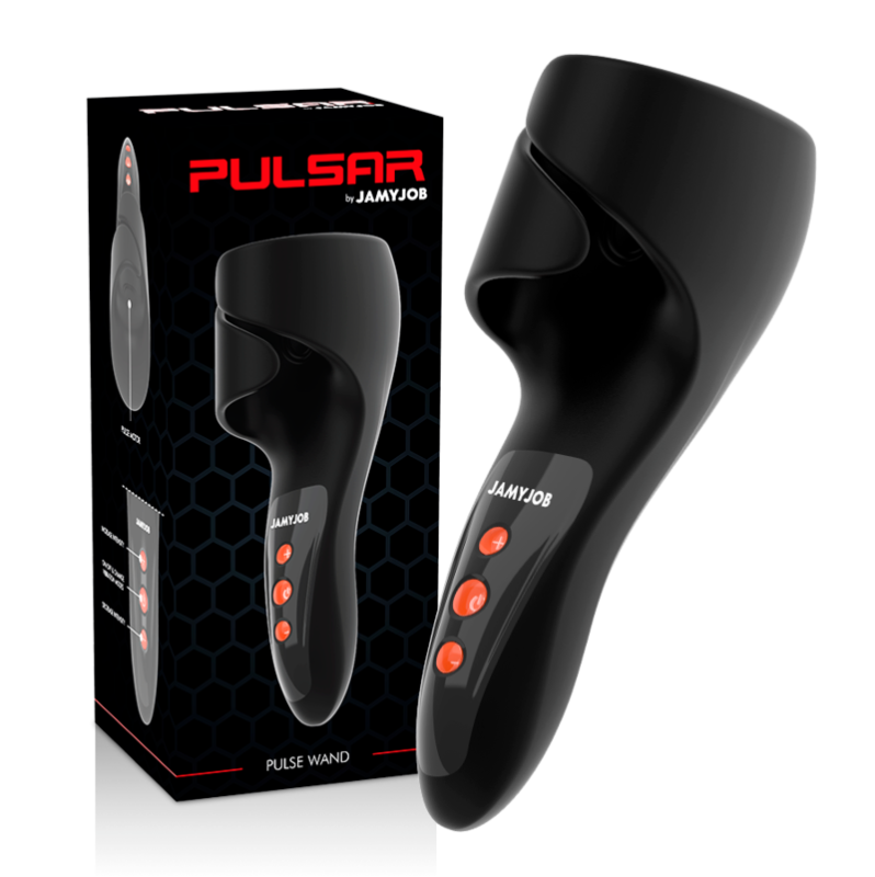 Vibrating Stroker JAMYJOB Pulsar Black