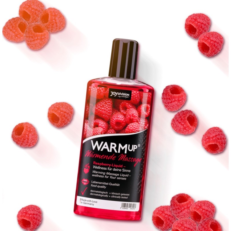 Joydivision Erotic Massage Oil JoyDivision Warmup Raspberry 150ml Oils & Candles