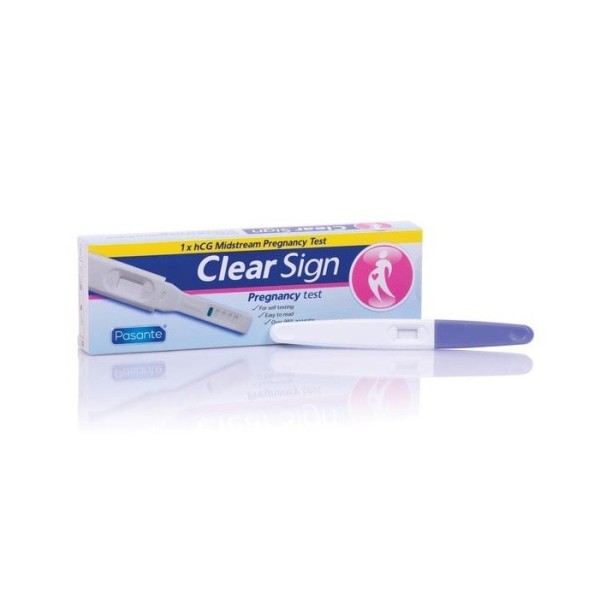 Τεστ Εγκυμοσύνης Pasante Clear Sign 1τμχ Τεστ Εγκυμοσύνης Pasante Clear Sign 1τμχ
