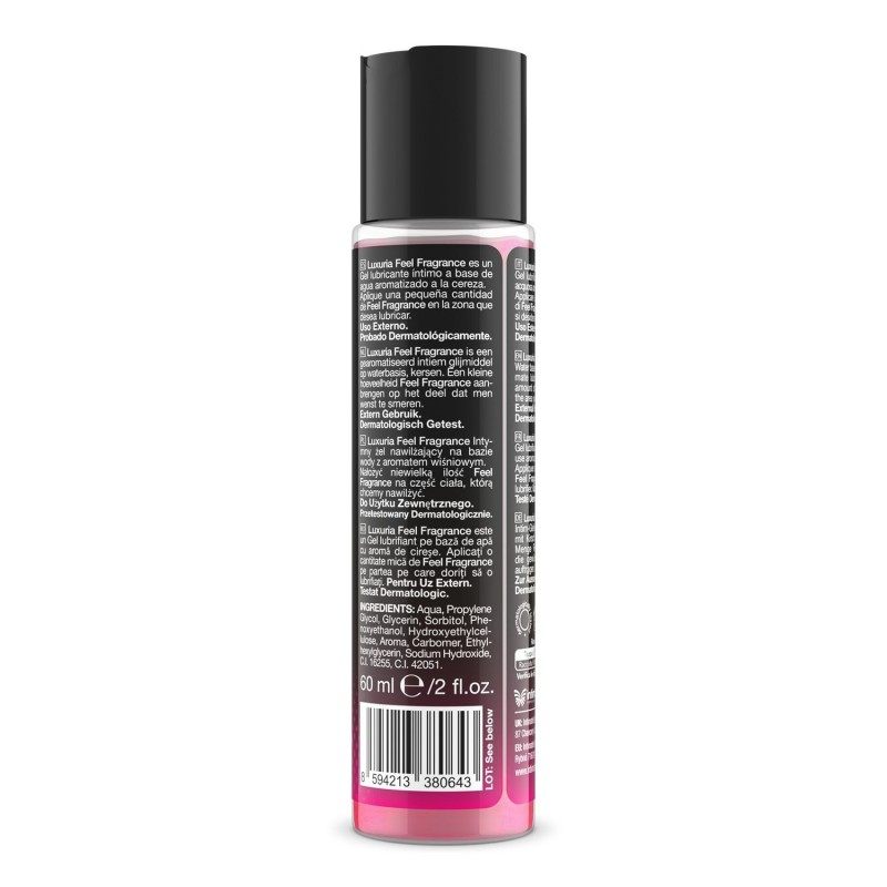 IntimateLine Water Based Lubricant Gel Luxuria Feel Cherry 60ml Water Based