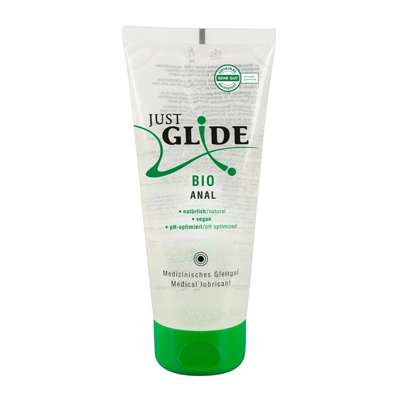 Just Glide Πρωκτικό Λιπαντικό Νερού Just Glide Bio Anal 200ml Πρωκτικά