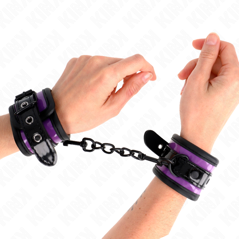 KINK Δερμάτινες Χειροπέδες KINK Neoprene Μοβ Δερμάτινες χειροπέδες