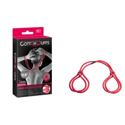 Cotton Rope Cuffs NMC Red Cotton Rope Cuffs NMC Red