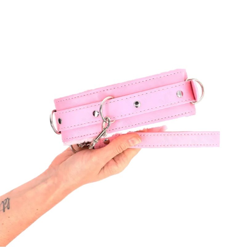 Collar & Leash KINK Pink