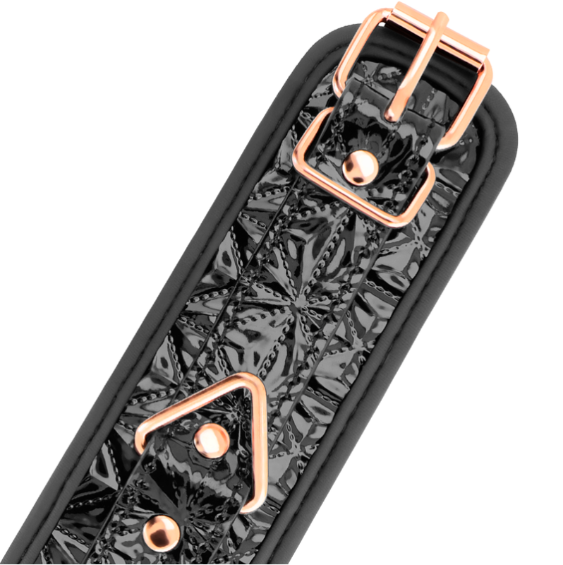 Δερμάτινες Χειροπέδες με Επένδυση BEGME Μαύρες