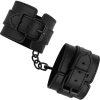 Leather Cuffs Intense Black