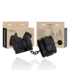 Leather Cuffs Intense Black