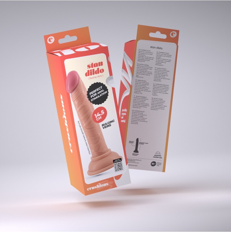 Ρεαλιστικό Dildo Crushious Stan 14.5cm Μπεζ Ρεαλιστικό Dildo Crushious Stan 14.5cm Μπεζ
