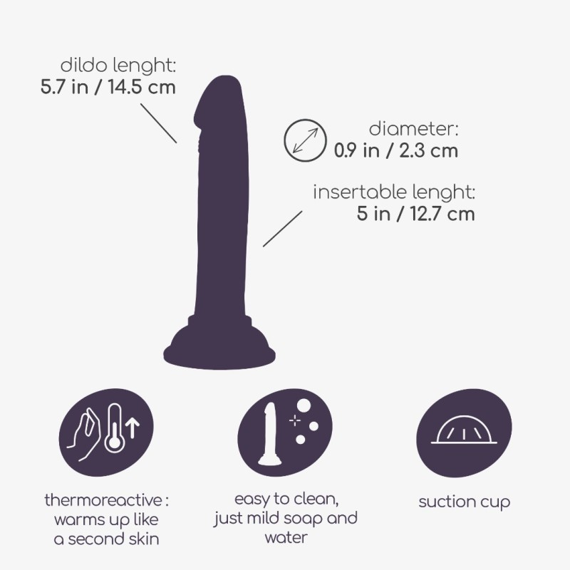 Crushious Ρεαλιστικό Dildo Crushious Stan 14.5cm Μπεζ Ρεαλιστικά