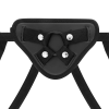 XRAY Ζώνη Strap-on με Δαχτυλίδια Σιλικόνης XRAY Μαύρη Γυναικεία Strap-On