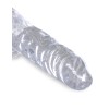 Jelly Dildo King Cock Ballsy 12.7cm Διαφανές