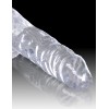 Jelly Dildo King Cock Ballsy 12.7cm Διαφανές