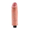 King Cock Ρεαλιστικός Δονητής King Cock 25cm με Βεντούζα Μπεζ Ρεαλιστικοί