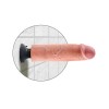 King Cock Ρεαλιστικός Δονητής King Cock 25cm με Βεντούζα Μπεζ Ρεαλιστικοί