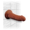 Realistic Dildo King Cock Plus Triple Density Cock 18.4cm Brown