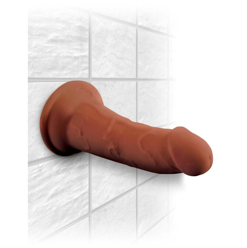 Ρεαλιστικό Dildo King Cock Plus Triple Density Cock 18.4cm Καφέ