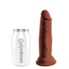 Realistic Dildo King Cock Plus Triple Density Cock 18.4cm Brown