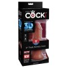 Realistic Dildo King Cock Plus Triple Density Cock 18.4cm Brown