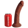 Realistic Dildo King Cock Plus Triple Density Cock  24.1cm Brown