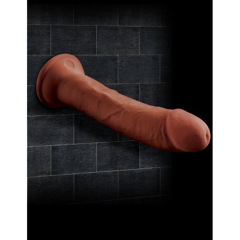 Realistic Dildo King Cock Plus Triple Density Cock  24.1cm Brown