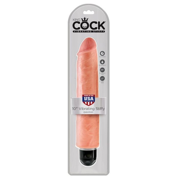 Ρεαλιστικός Δονητής King Cock Vibe Stiffy 25cm Μπεζ
