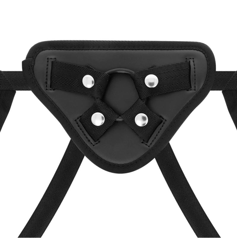 Strap-on Harness with Silicone Rings XRAY Black