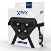 Strap-on Harness with Silicone Rings XRAY Black