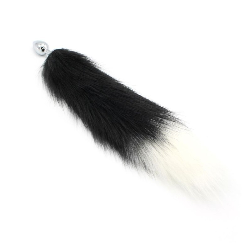 Kiotos Πρωκτική Σφήνα με Ουρά Kiotos Fox Tail S Μαύρο Σφήνες χωρίς δόνηση