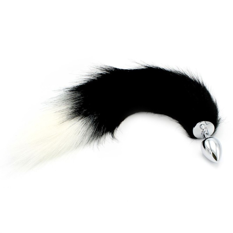 Kiotos Πρωκτική Σφήνα με Ουρά Kiotos Fox Tail S Μαύρο Σφήνες χωρίς δόνηση