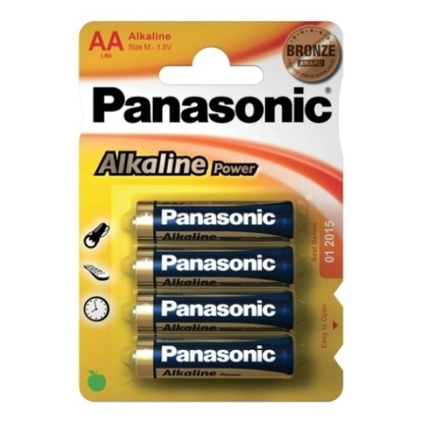 Μπαταρίες Panasonic Alkaline Power AA 4τμχ Μπαταρίες Panasonic Alkaline Power AA 4τμχ