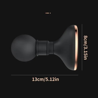Mini Massager Love Market 13cm Black Mini Massager Love Market 13cm Black