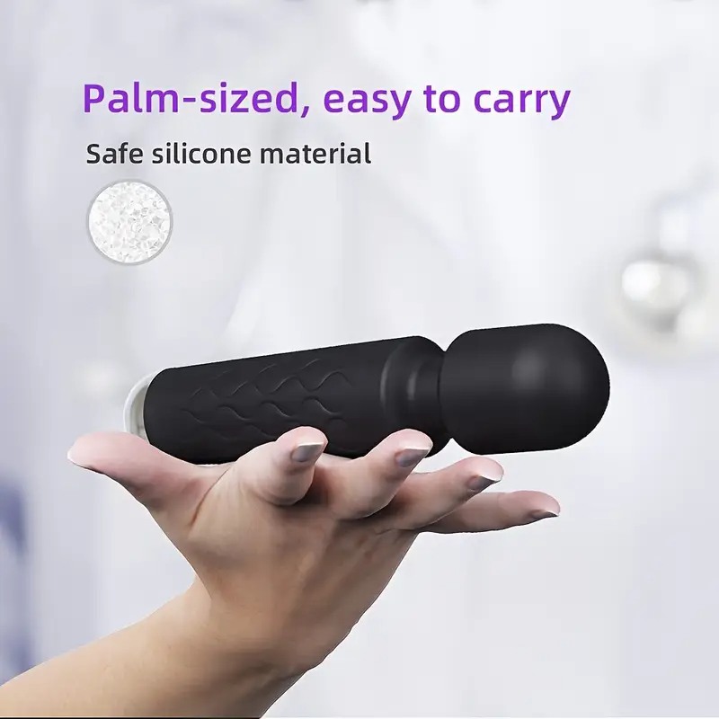 LIKETHAT Δονητής Wand LIKETHAT 20cm Μαύρος Wand