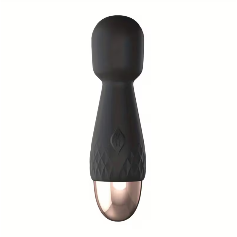 Mini Wand Vibrator Love Market 10cm Black