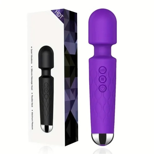 Wand Vibrator LIKETHAT 20cm Purple
