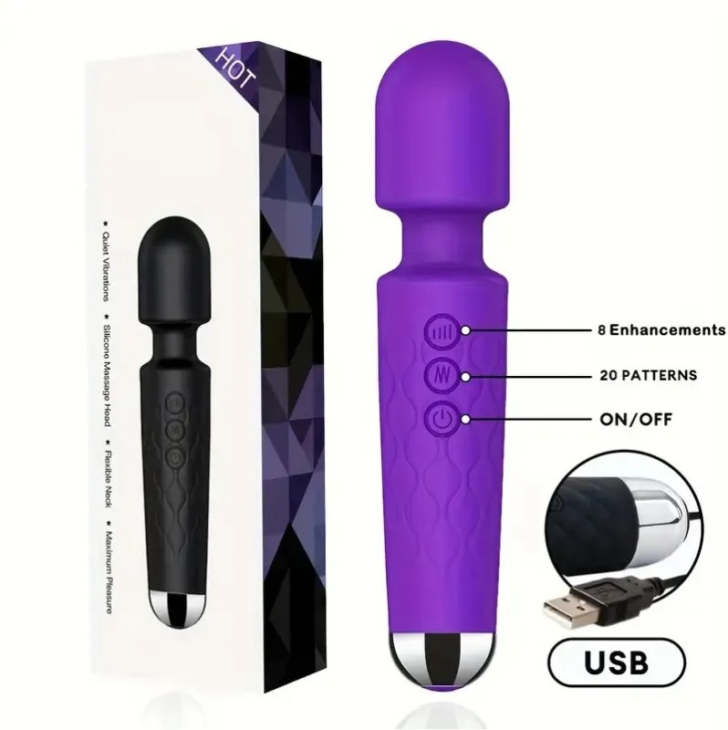 Δονητής Wand LIKETHAT 20cm Μοβ