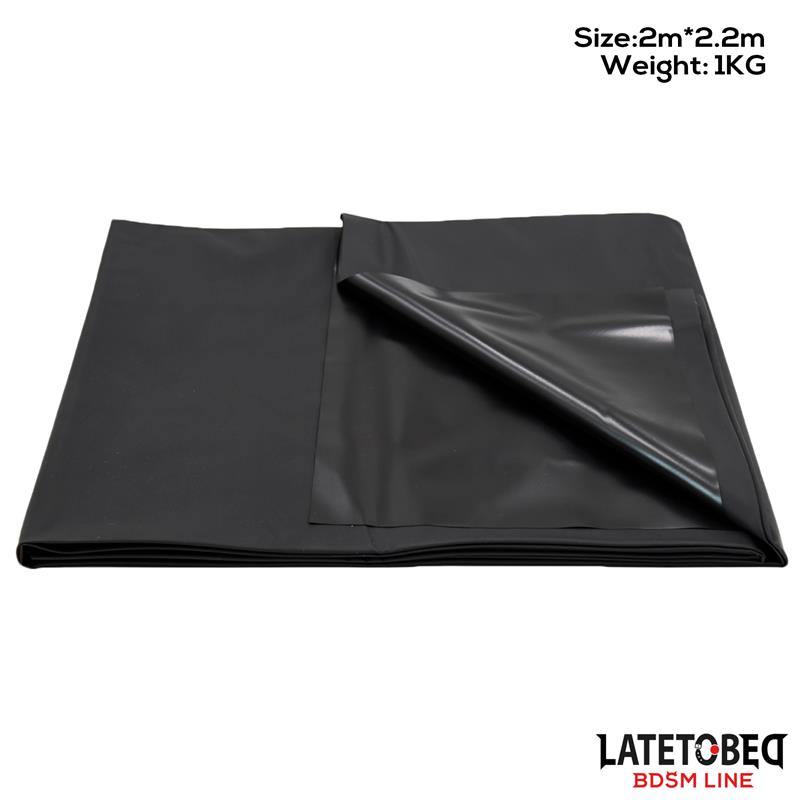 Latetobed Bed Sheet Latetobed 200cm x 220cm Black Wet Games