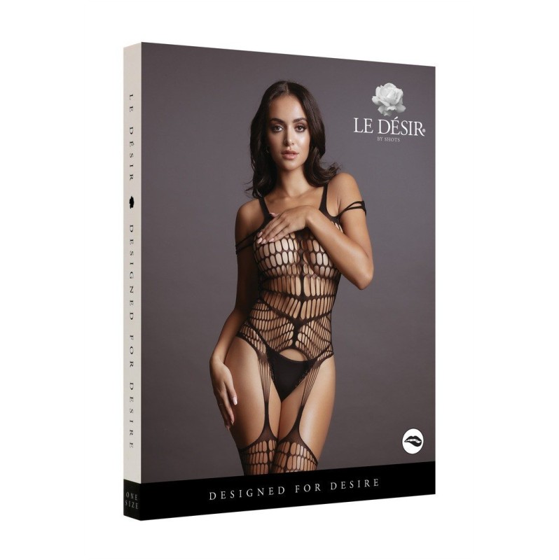 Fishnet Bodystocking Le Desir Shredded Black