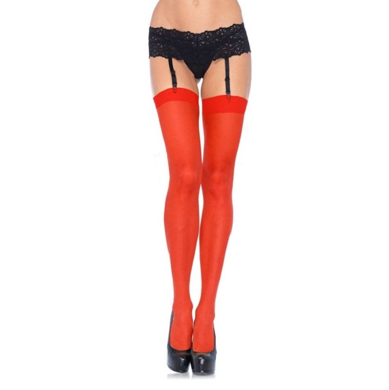 Sheer Stockings Leg Avenue Red