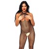 Bodystocking with Open Cups and Crotch Leg Avenue Black