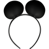 Headband With Mouse Ears Coquette Black