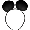 Headband With Mouse Ears Coquette Black Headband With Mouse Ears Coquette Black