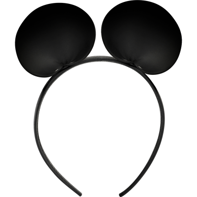Headband With Mouse Ears Coquette Black Headband With Mouse Ears Coquette Black