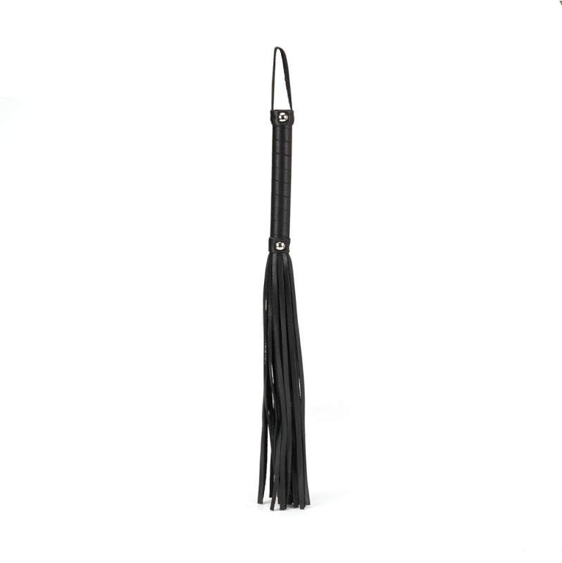 Leather Bond  Flogger Liebe Seele Black