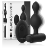 Πρωκτική Σφήνα με Δόνηση Black&Silver Tucker Petir Μαύρη Black&Silver Πρωκτική Σφήνα με Δόνηση Black&Silver Tucker Petir Μαύρη Σφήνες με δόνηση