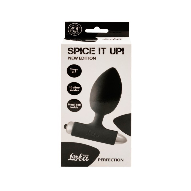 Vibrating Butt Plug Lola Perfection Black