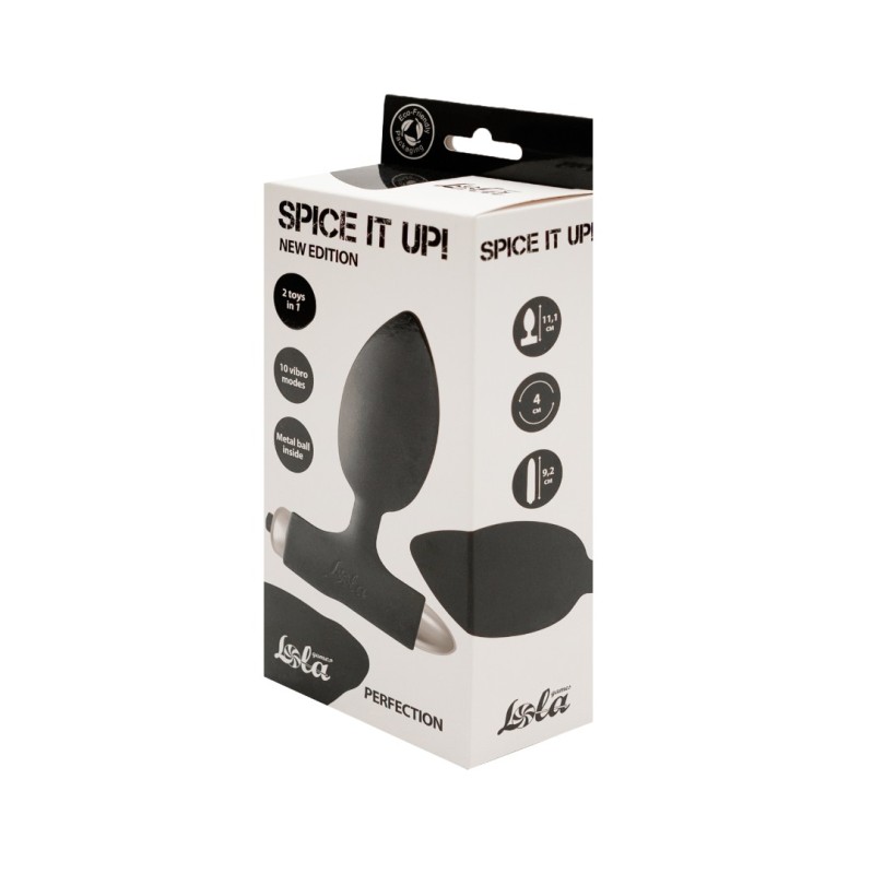 Vibrating Butt Plug Lola Perfection Black