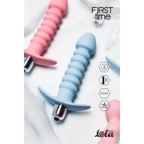 Πρωκτική Σφήνα με Δόνηση Lola Twisted Γαλάζια