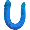 Double Jelly Dildo Baile 30.4cm Blue