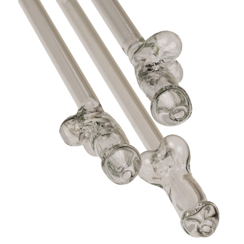 Glass Penis Straws Willy 4pcs